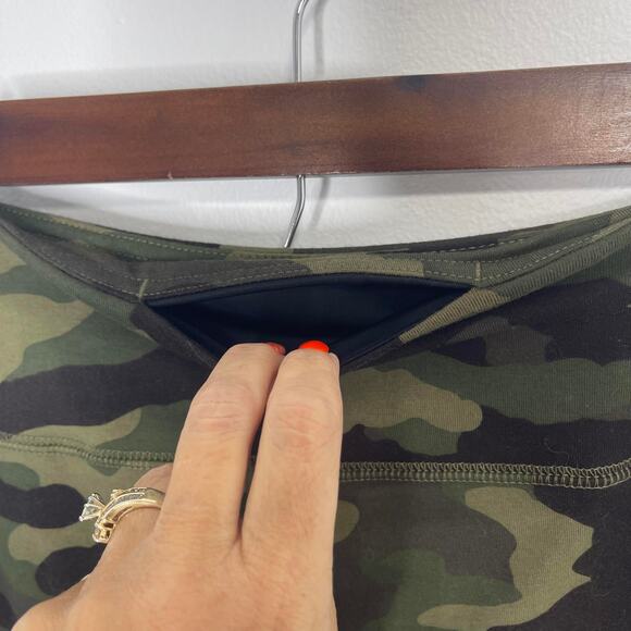 J. Crew leggings size small camo camouflage green  athletic athleisure - Picture 10 of 13